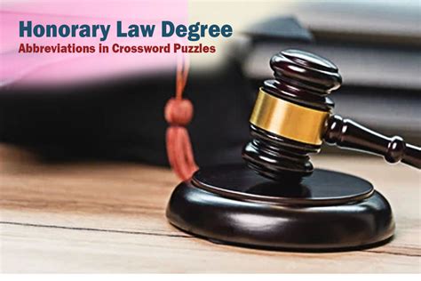 Feature Vignette: Marketing. Feature Vignette: Revenue. Feature Vignette: Analytics. -. Our crossword solver found 10 results for the crossword clue "honorary law degree".